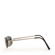 shop safe online at Labellov in Antwerp, Brussels and Knokke these 100% authentic second hand Chanel Black Rimless Sunglasses