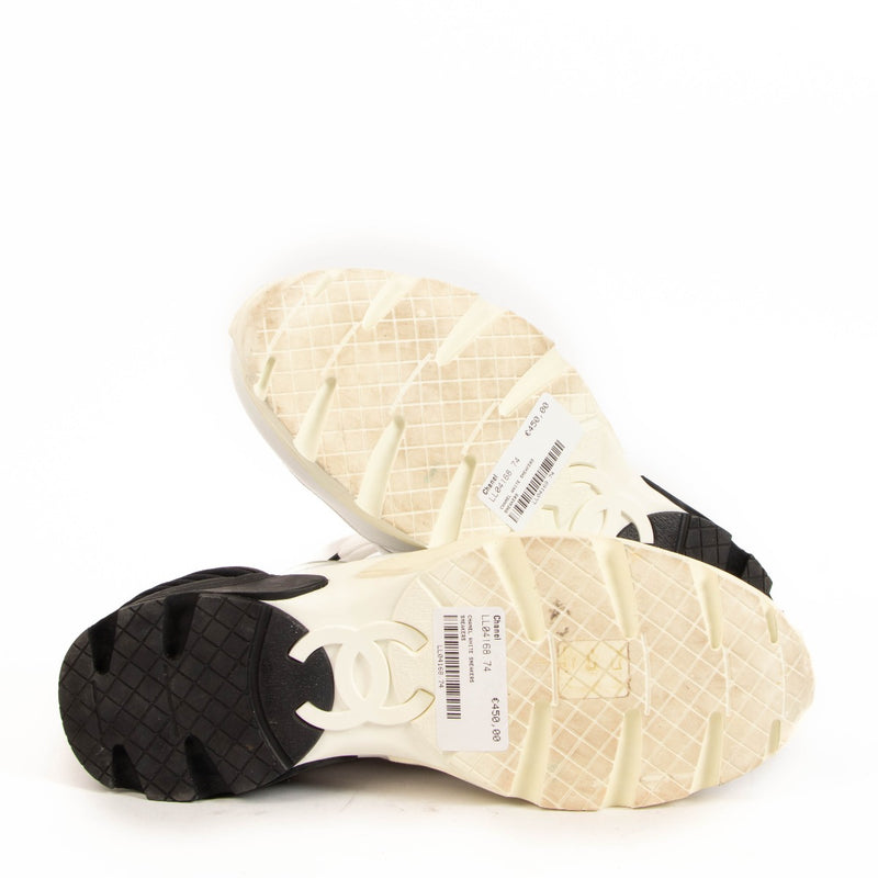 Chanel Witte Sneakers - Maat 39