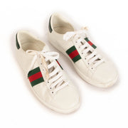 shop 100% authentic second hand Gucci White Ace Sneakers - Size 37 on Labellov.com