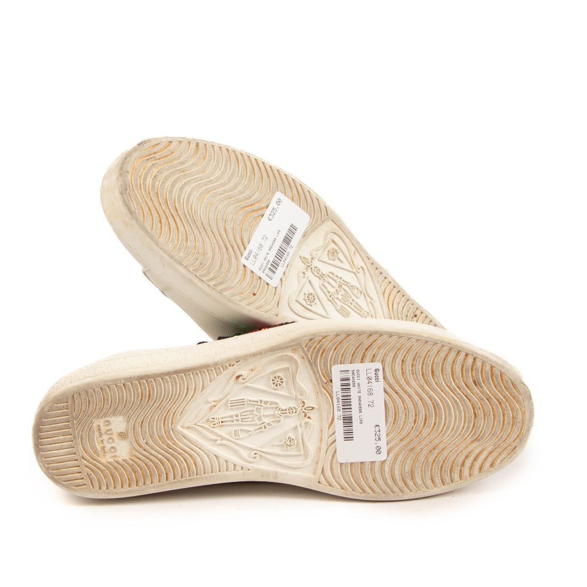 shop 100% authentic second hand Gucci White Ace Lips Sneakers - Size 37 on Labellov.com