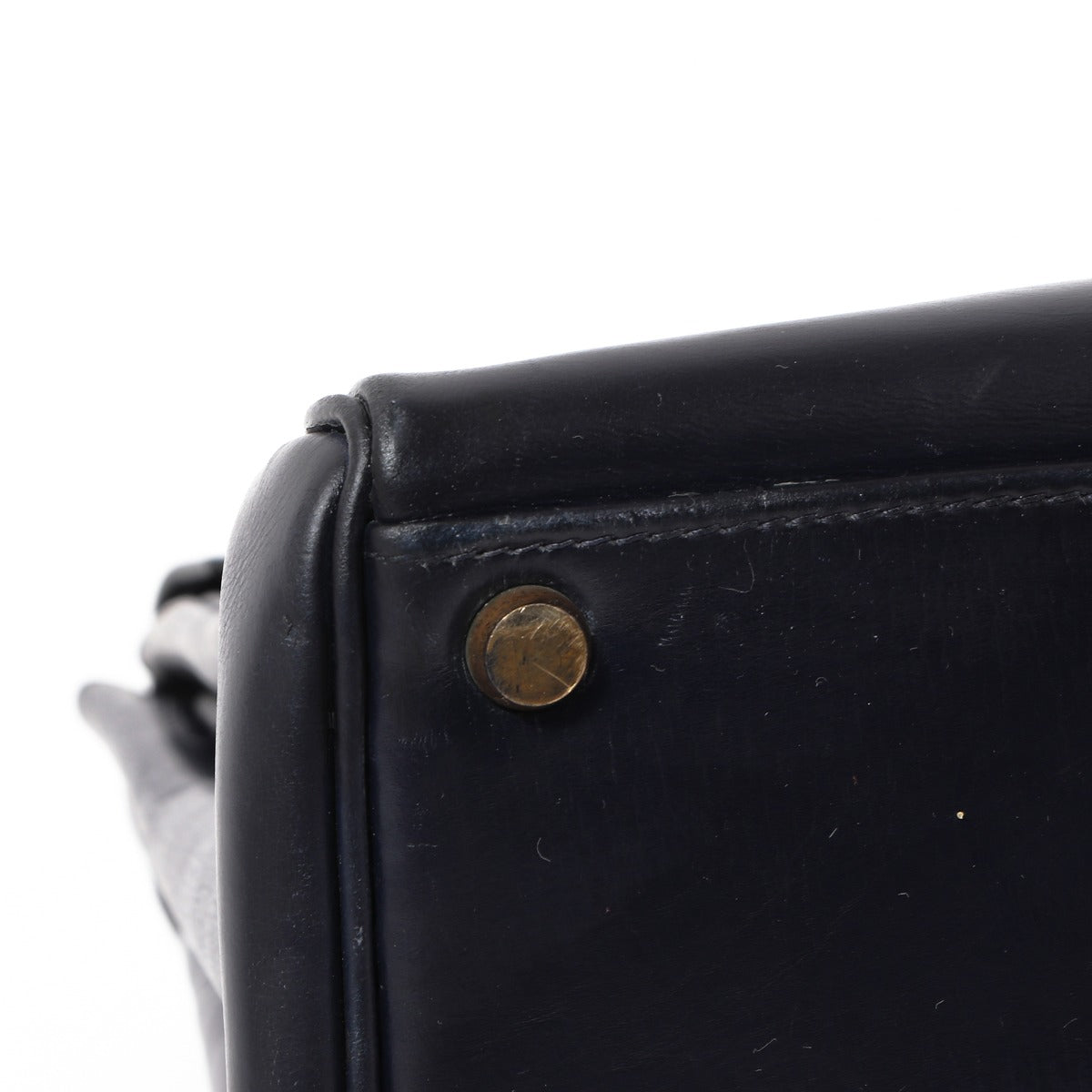 Hermès Vintage Kelly 32 Blauw Box GHW