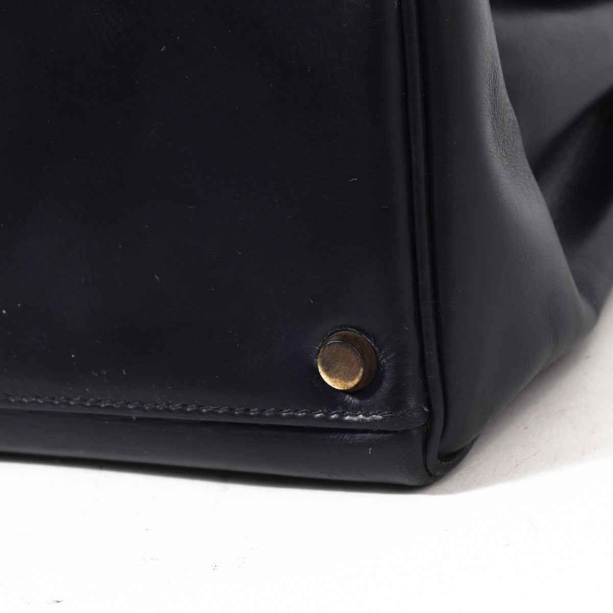 Hermès Vintage Kelly 32 Blauw Box GHW