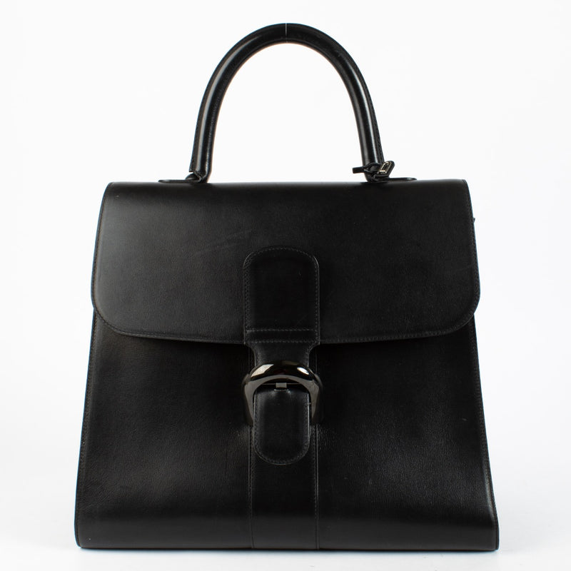 Authentic Second Hand Delvaux All Black Box Calf Brillant Black Edition on Labellov.com
