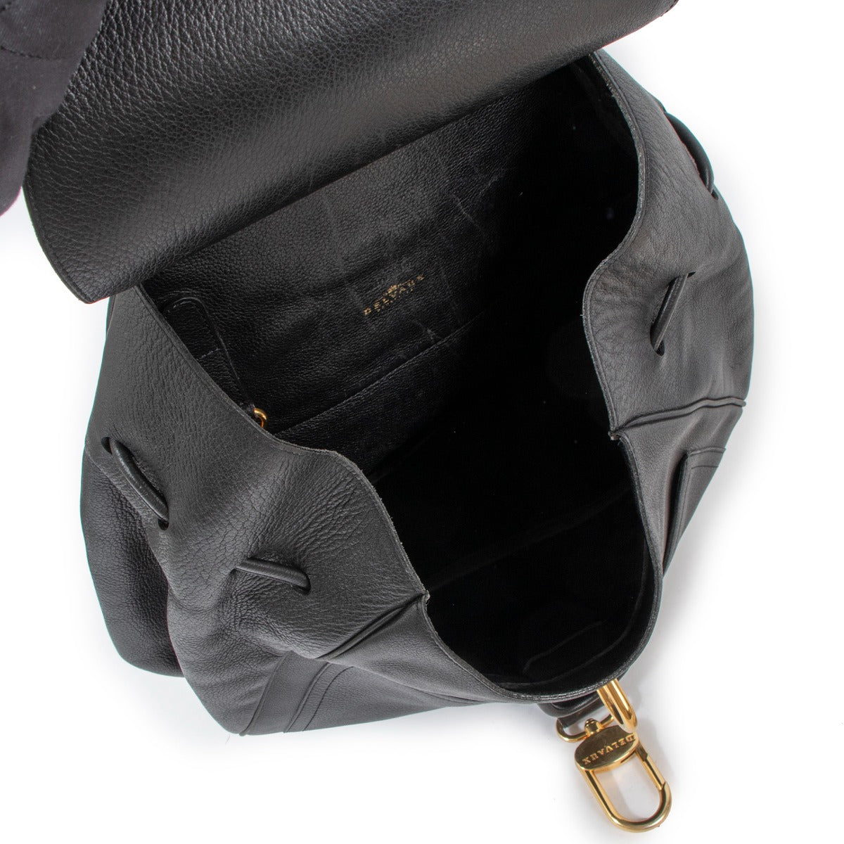 Delvaux Black Lucifer GM Backpack
