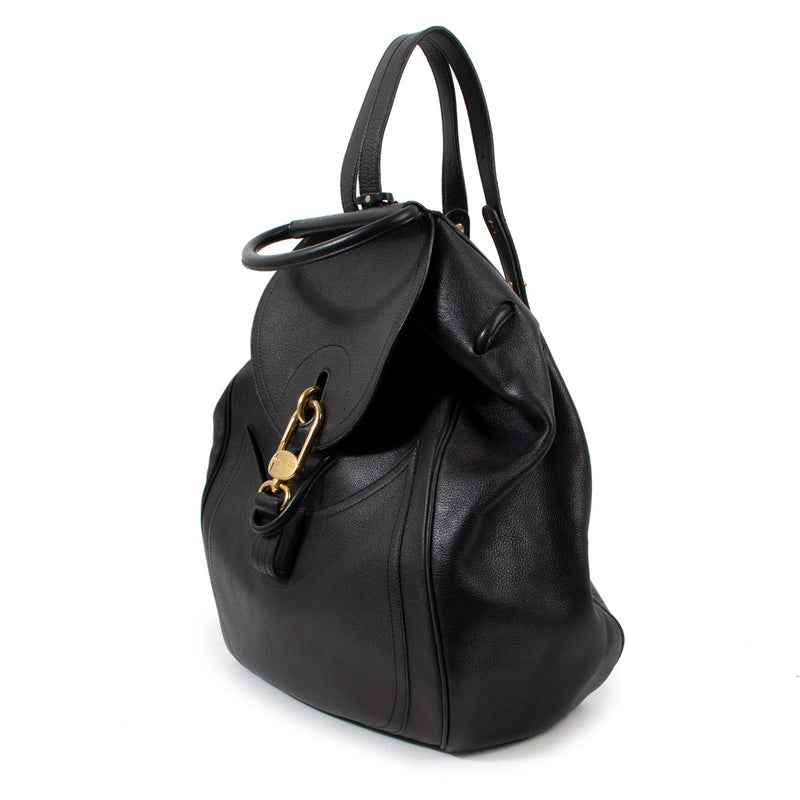 Delvaux Zwarte Lucifer GM Rugzak