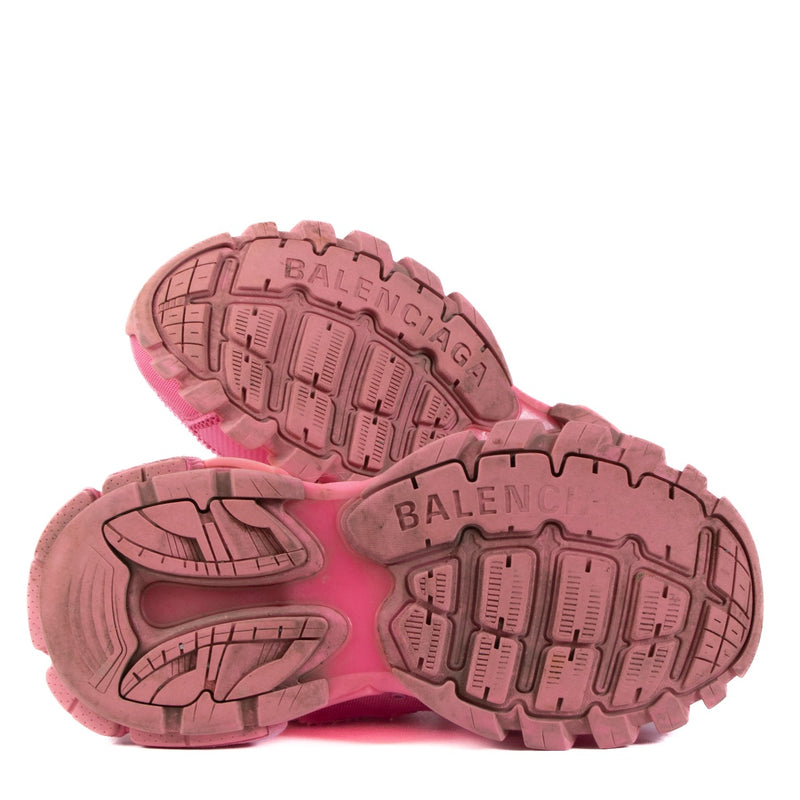 Balenciaga Fluo Pink Mesh Track Sneakers - Maat 42