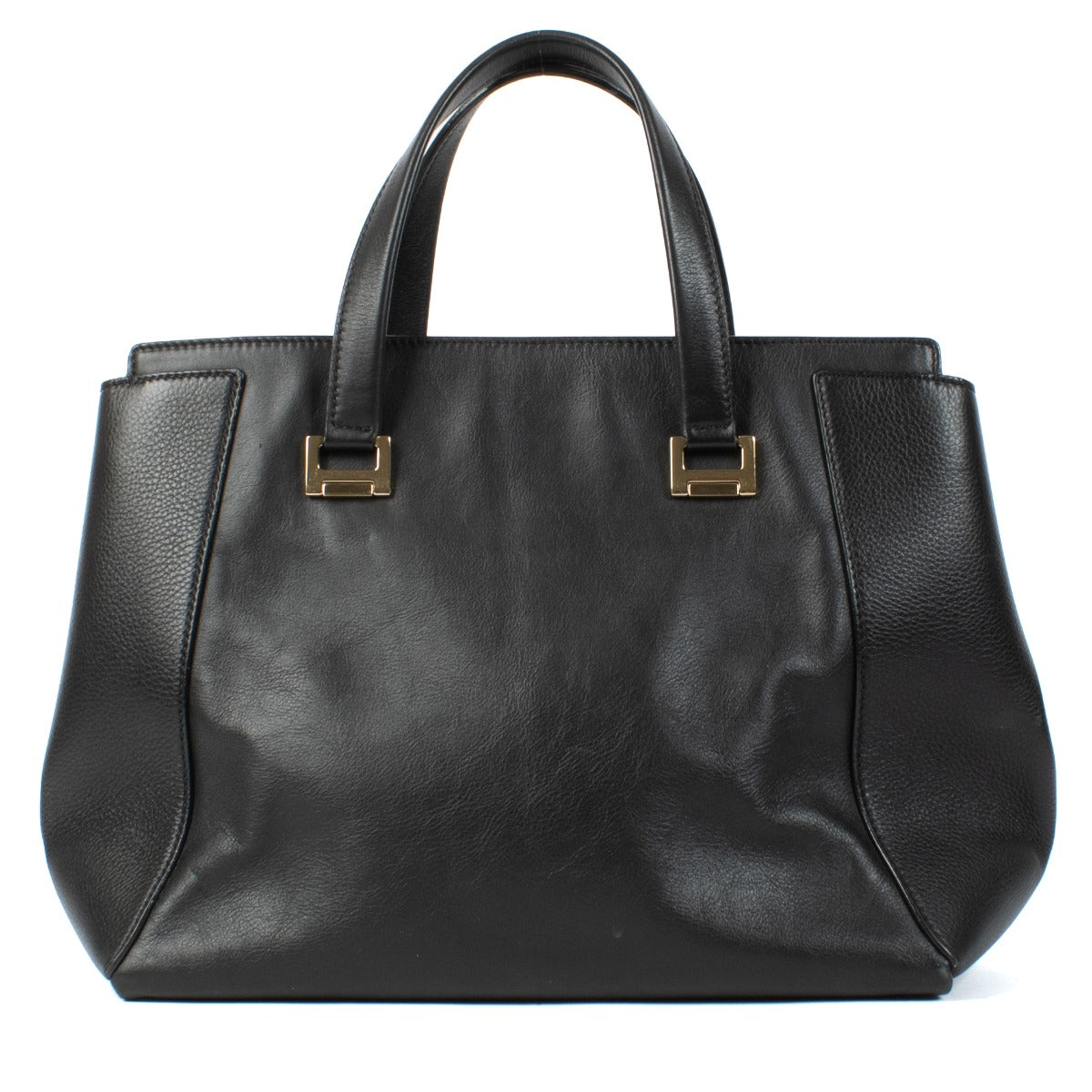 Jimmy Choo Black Leather Alfie Handbag