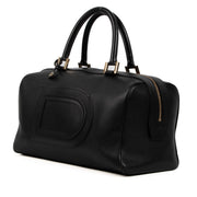 Shop 100% authentic second-hand Delvaux Black Allure Louise Boston Bag on Labellov.com