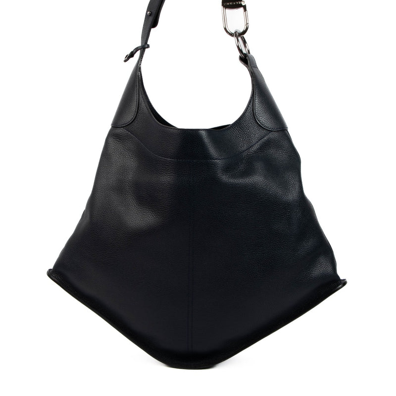 Shop 100% authentic second-hand Delvaux Blue Satan Shoulder Bag on Labellov.com