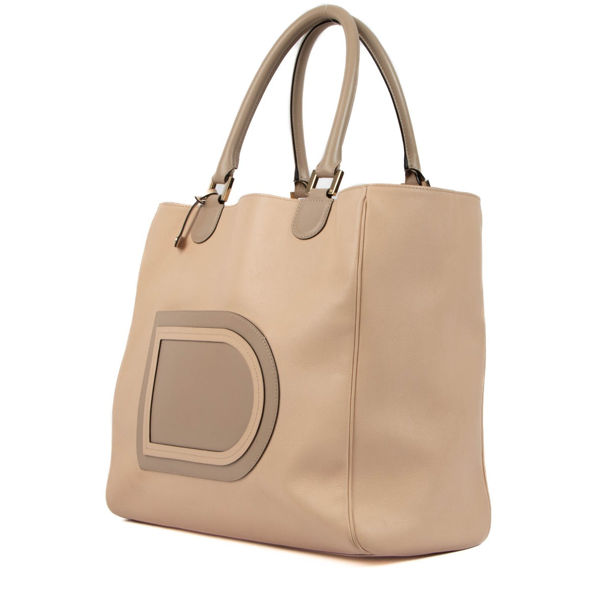 Delvaux Bicolore Louise Satchel Bag