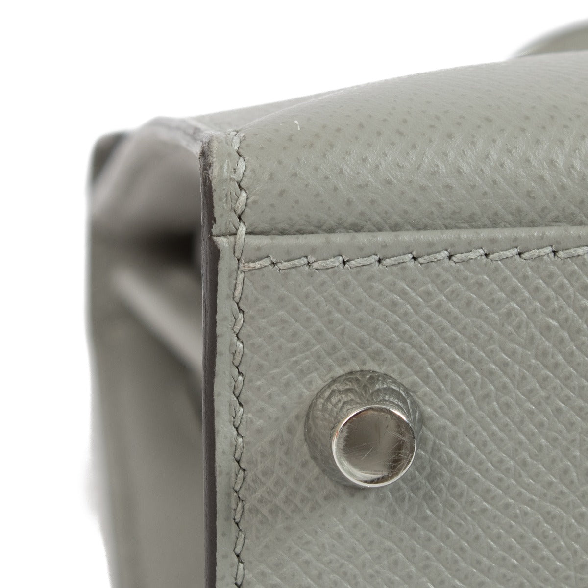 Hermès Kelly 32 Gris Mouette Epsom PHW