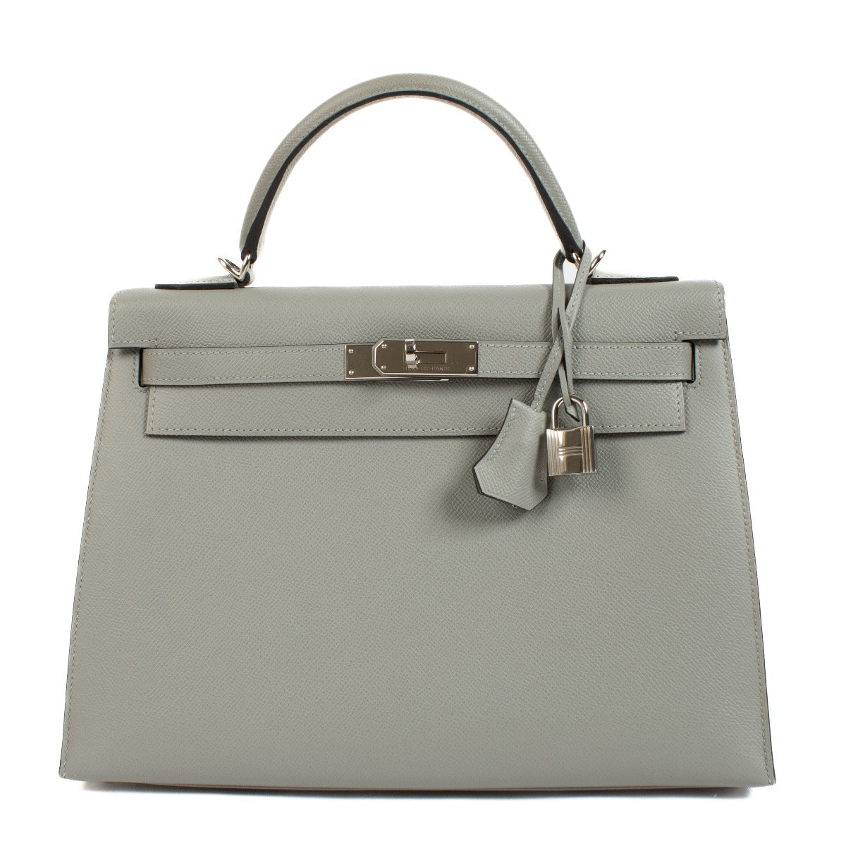 Hermès Kelly 32 Gris Mouette Epsom PHW