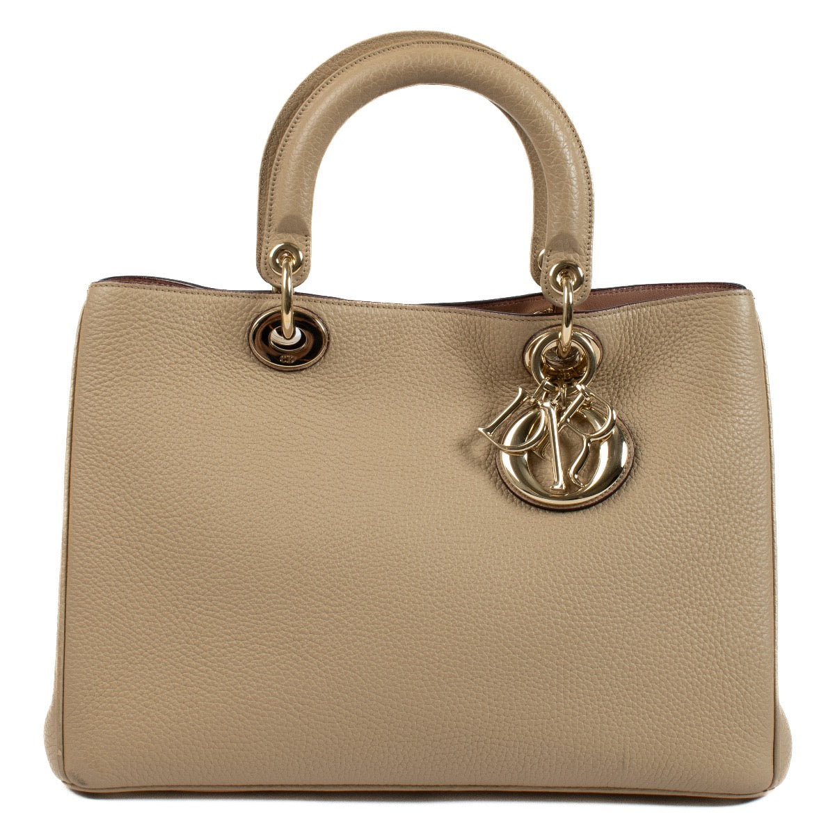 Authentic second hand Christian Dior Beige Medium Diorissimo Bag on Labellov.com