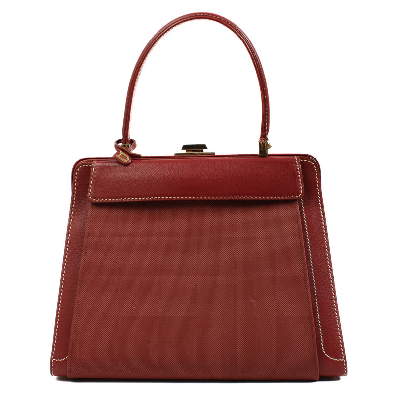 shop 100% authentic second hand Delvaux Red Jumping Illusion Handbag on Labellov.com