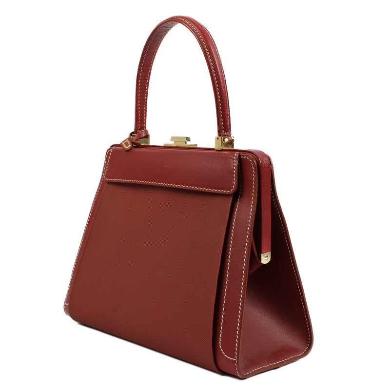 shop 100% authentic second hand Delvaux Red Jumping Illusion Handbag on Labellov.com