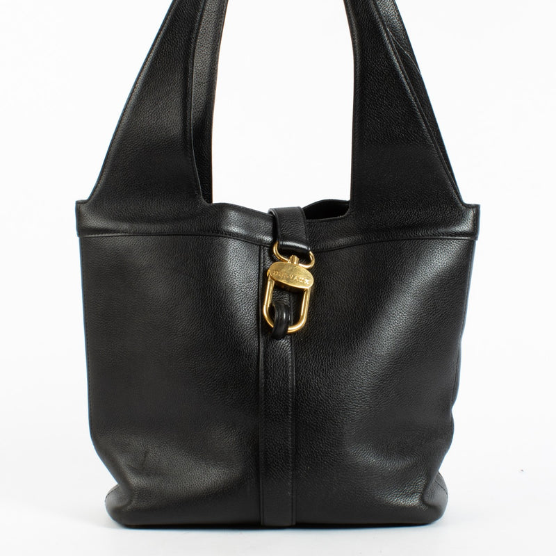 Authentic Preloved Delvaux Black Liaison Shoulder Bag on Labellov.com
