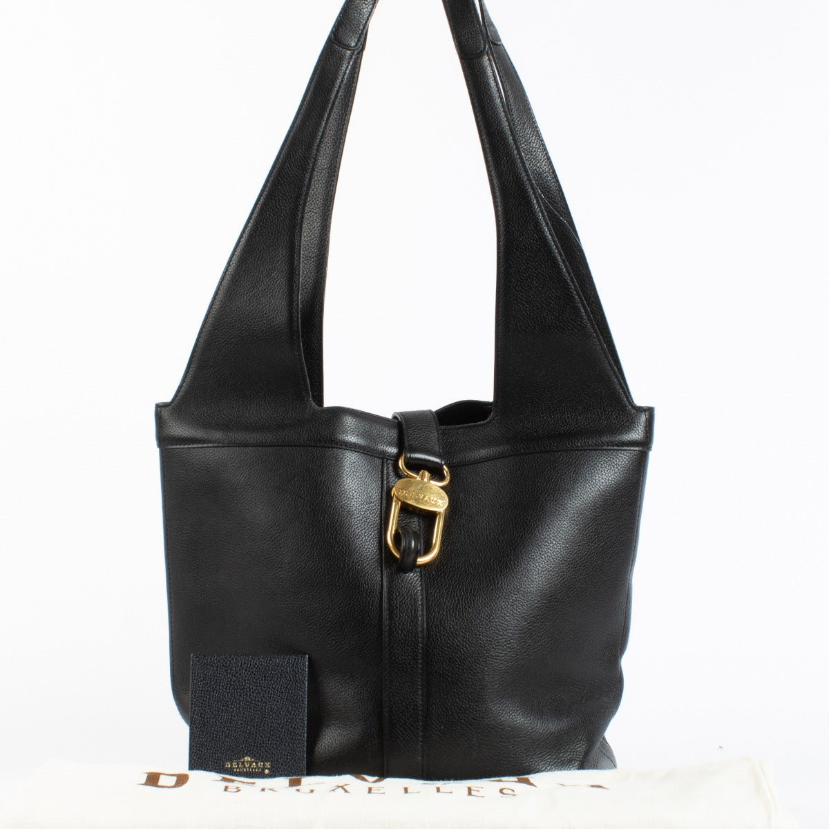 Authentic Preloved Delvaux Black Liaison Shoulder Bag on Labellov.com