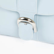 Shop safe online at Labellov in Antwerp, Brussels and knokke this 100% authentic second hand Delvaux Baby Blue Box Calf Mini Brillant