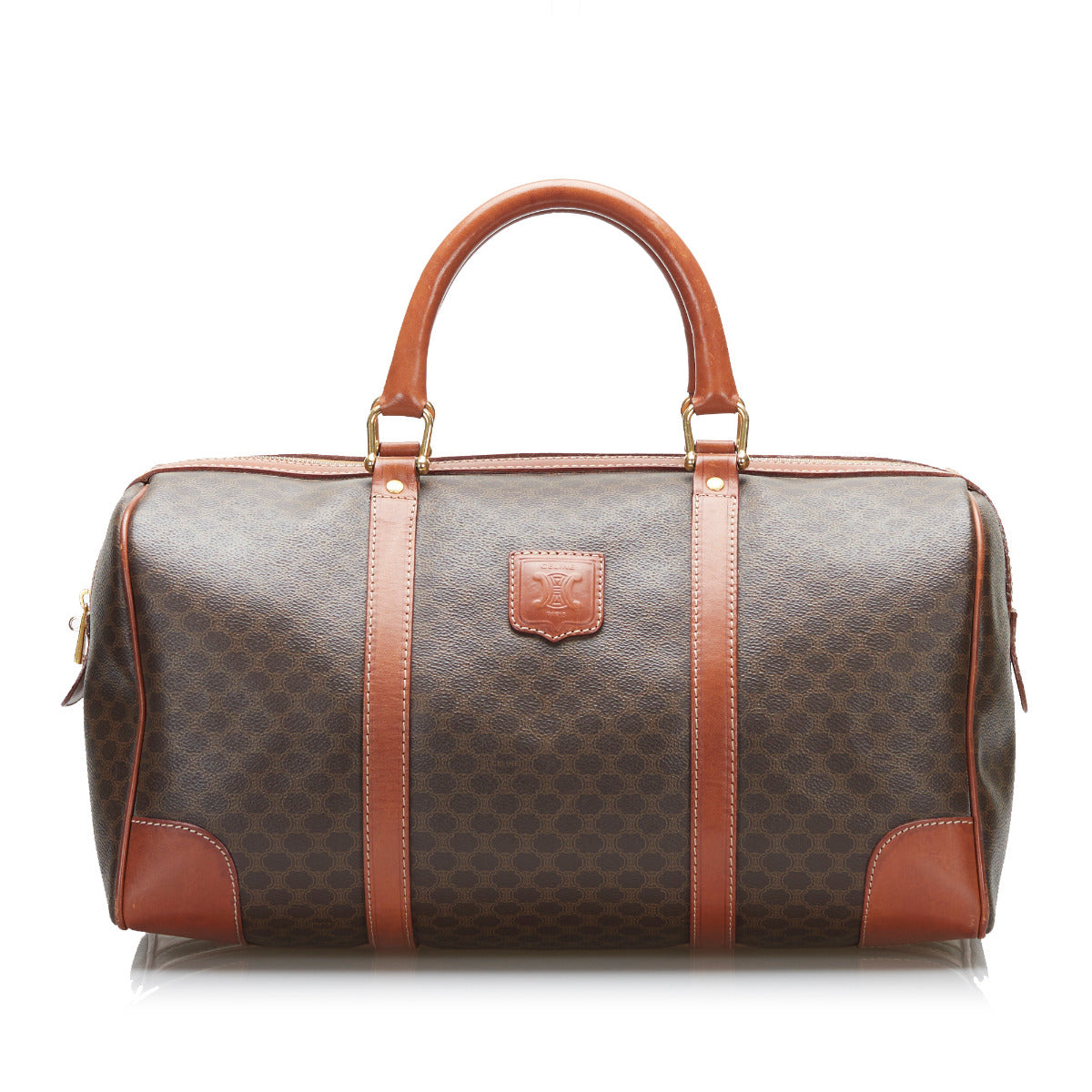 Celine Macadam Canvas Boston Travel Bag