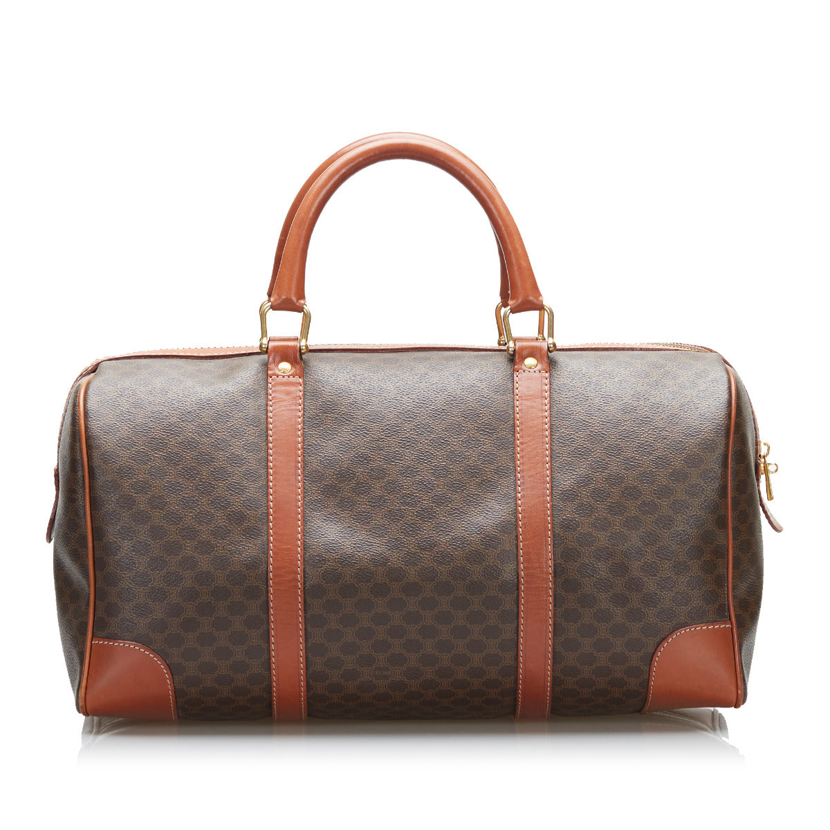 Celine Macadam Canvas Boston Travel Bag