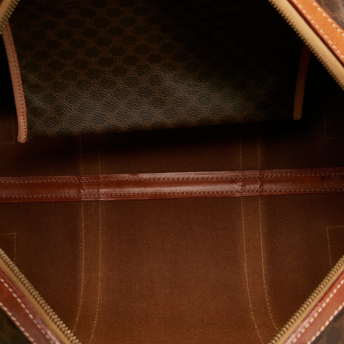 Celine Macadam Canvas Boston Travel Bag