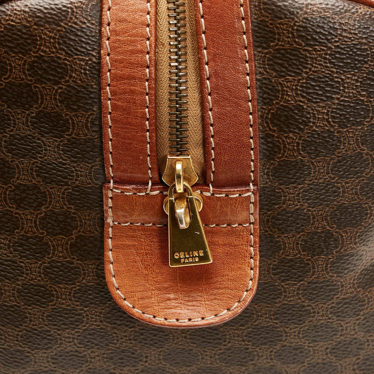 Celine Macadam Canvas Boston Travel Bag