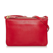 Celine Red Trio Crossbody Bag for the best price at Labellov