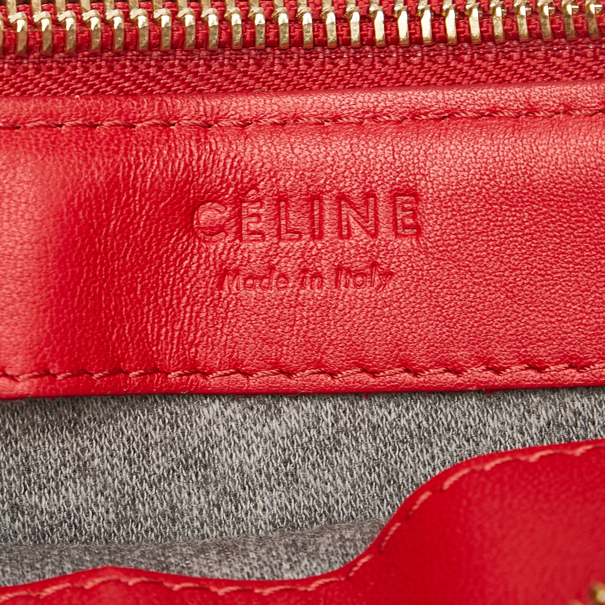 Celine Rode Trio Crossbody Tas