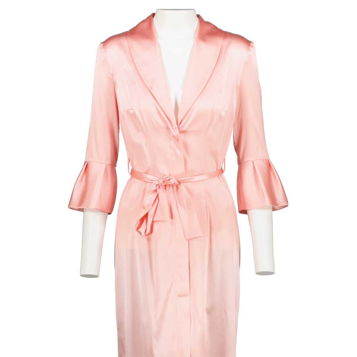 shop 100% authentic second hand La Perla Pink Satin Dress - Size 38 on Labellov.com