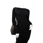 Koop deze prachtige Christian Dior Medium Black Lady Dior Bag nu online, www.labellov.com verkoopt de leukste tweedehands tassen aan de beste prijzen.