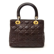 Buy a secondhand Lady Dior Brown Mini Bag at Labellov.com