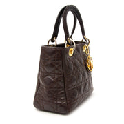 Acheter un Lady Dior Brown Mini Bag chez Labellov