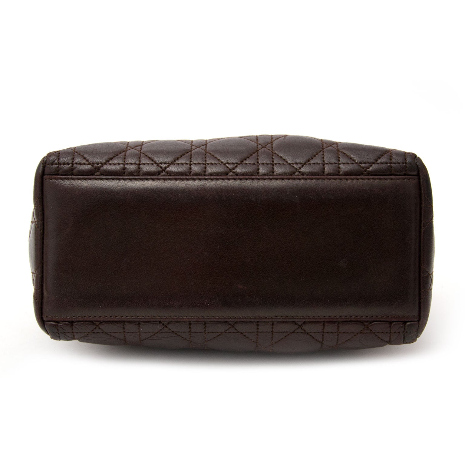 Koop een tweedehands Lady Dior Brown Mini Bag bij labellov