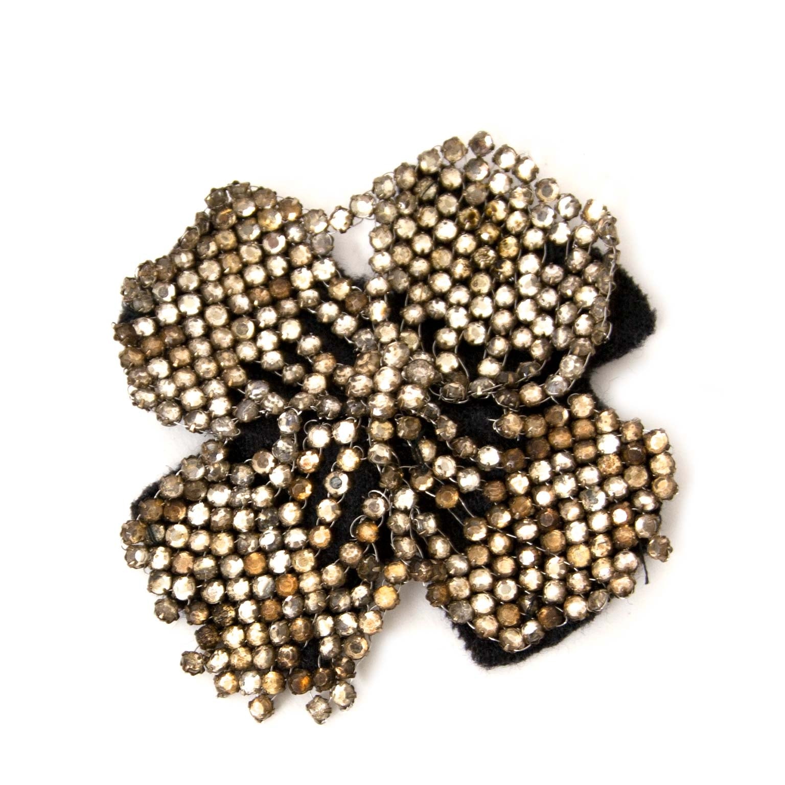 Lanvin flower broche now for sale at Labellov vintage fashion webshop