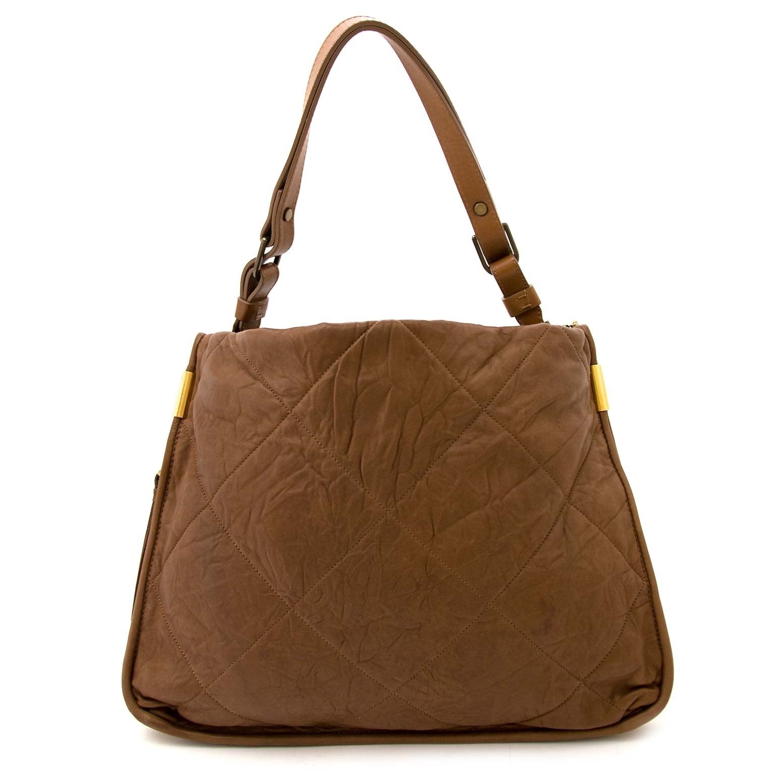 shop safe online secondhand Lanvin Cognac Shouderl Bag