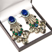 shop safe online secondhand Lanvin Shiny Stone Clip Earrings