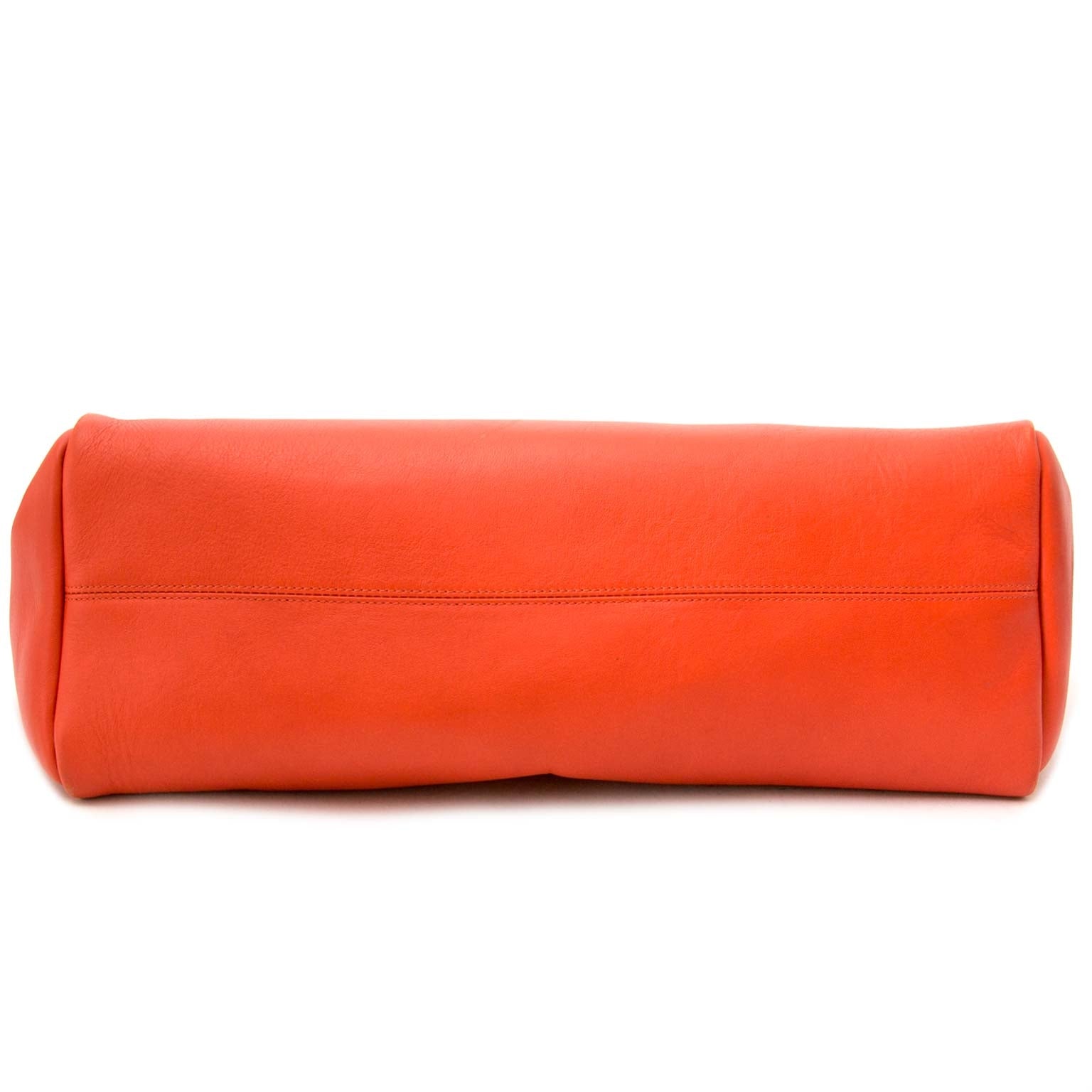 Cabas « Shopper » Lanvin avec pompons et laçage orange