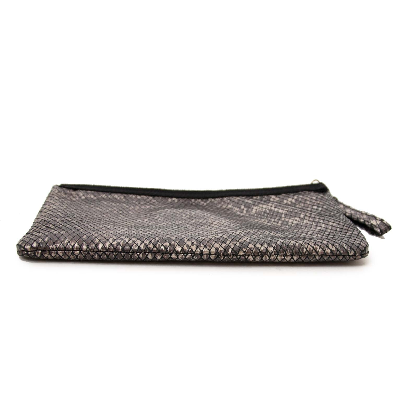 lanvin metallic python clutch now online at labellov vintage fashion webshop belgium