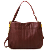 Buy authentic Lanvin bordeaux tote at labellov vintage fashion webshop