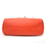 comme neuf Lanvin Orange Fringed The Shopper pouor le meilleur prix sac a main