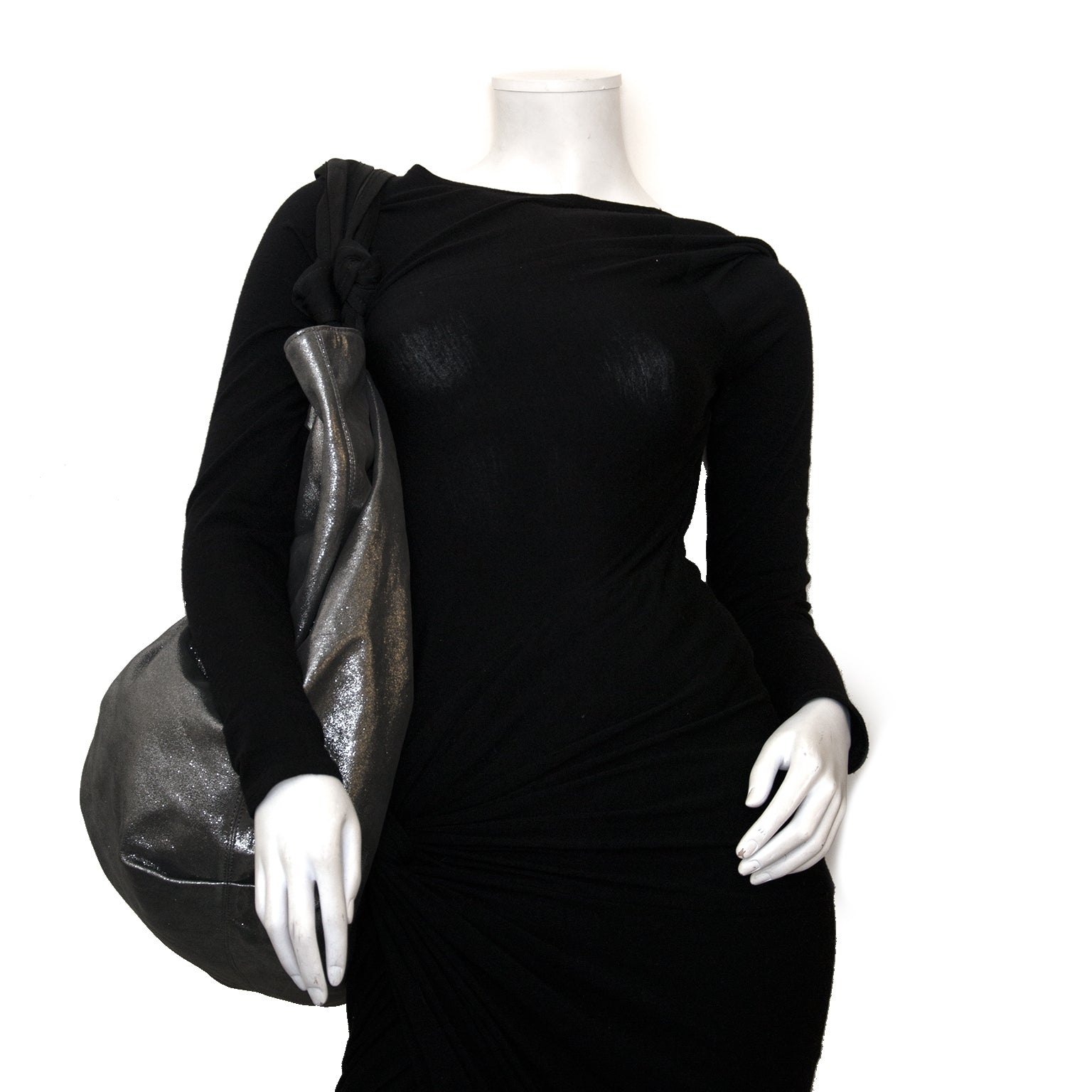 lanvin silver polisson gm bag now for sale at labellov vintage fashion webshop belgium