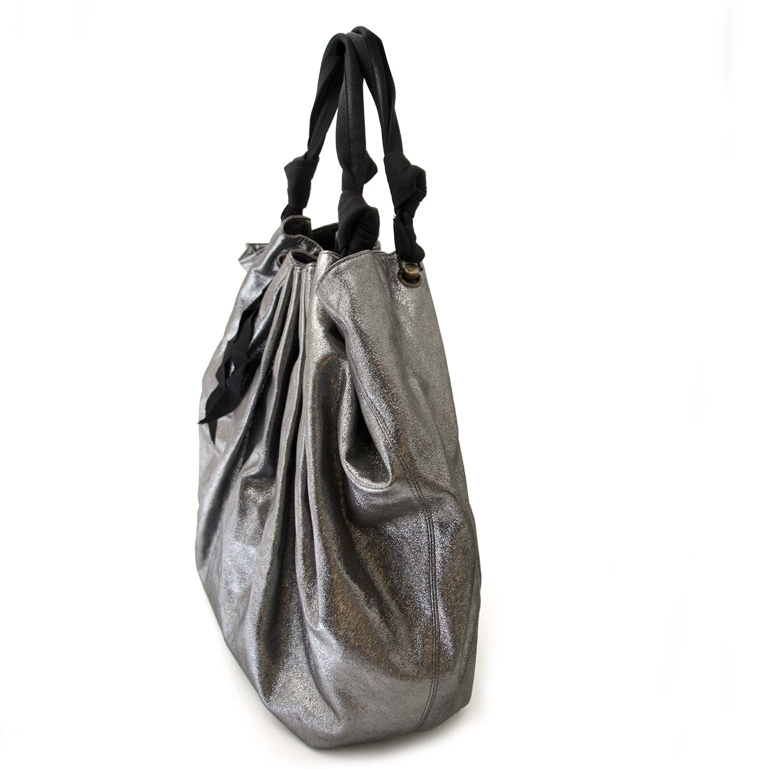 lanvin silver polisson gm bag now for sale at labellov vintage fashion webshop belgium