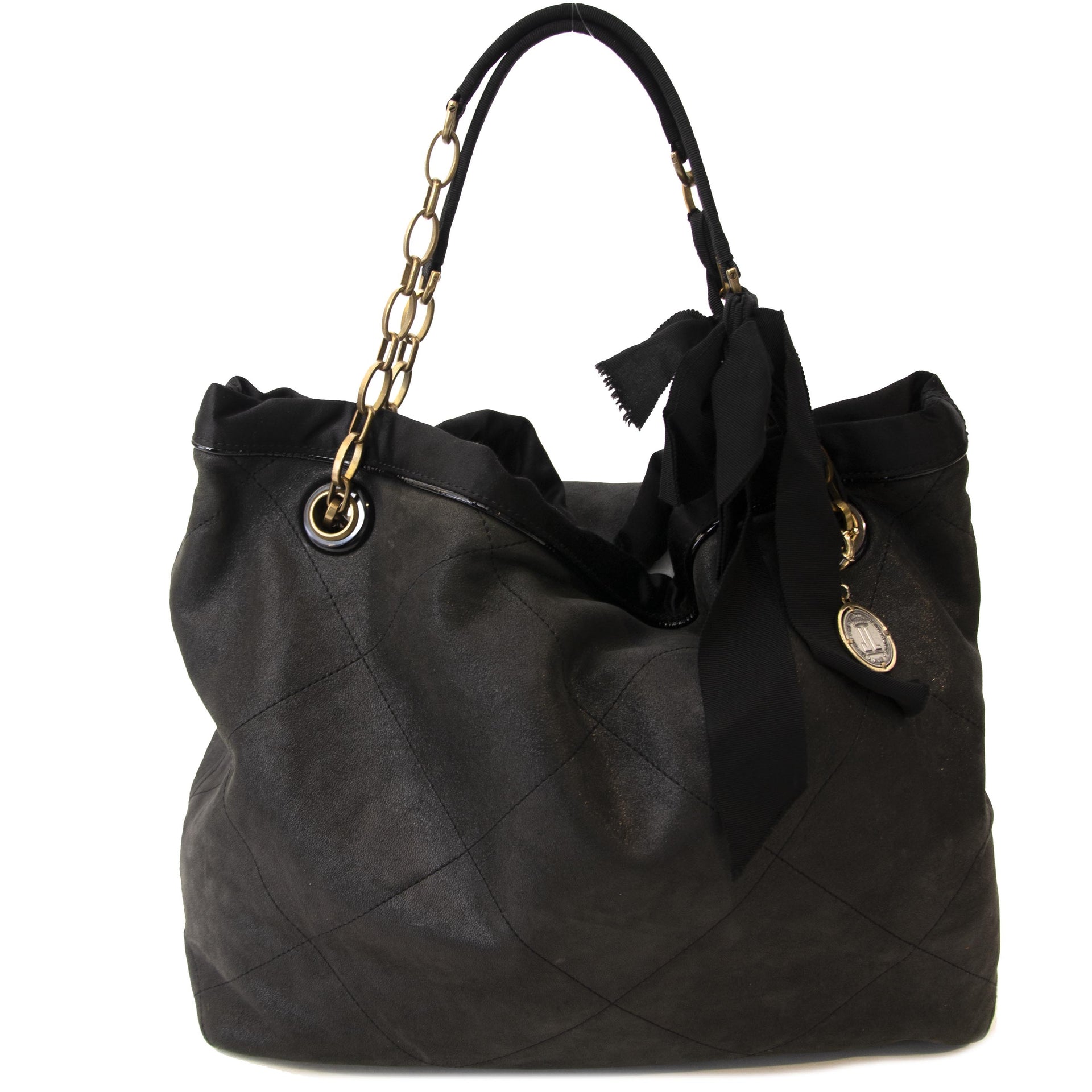 Lanvin Black Amalia Tote Bag for the best price at Labellov