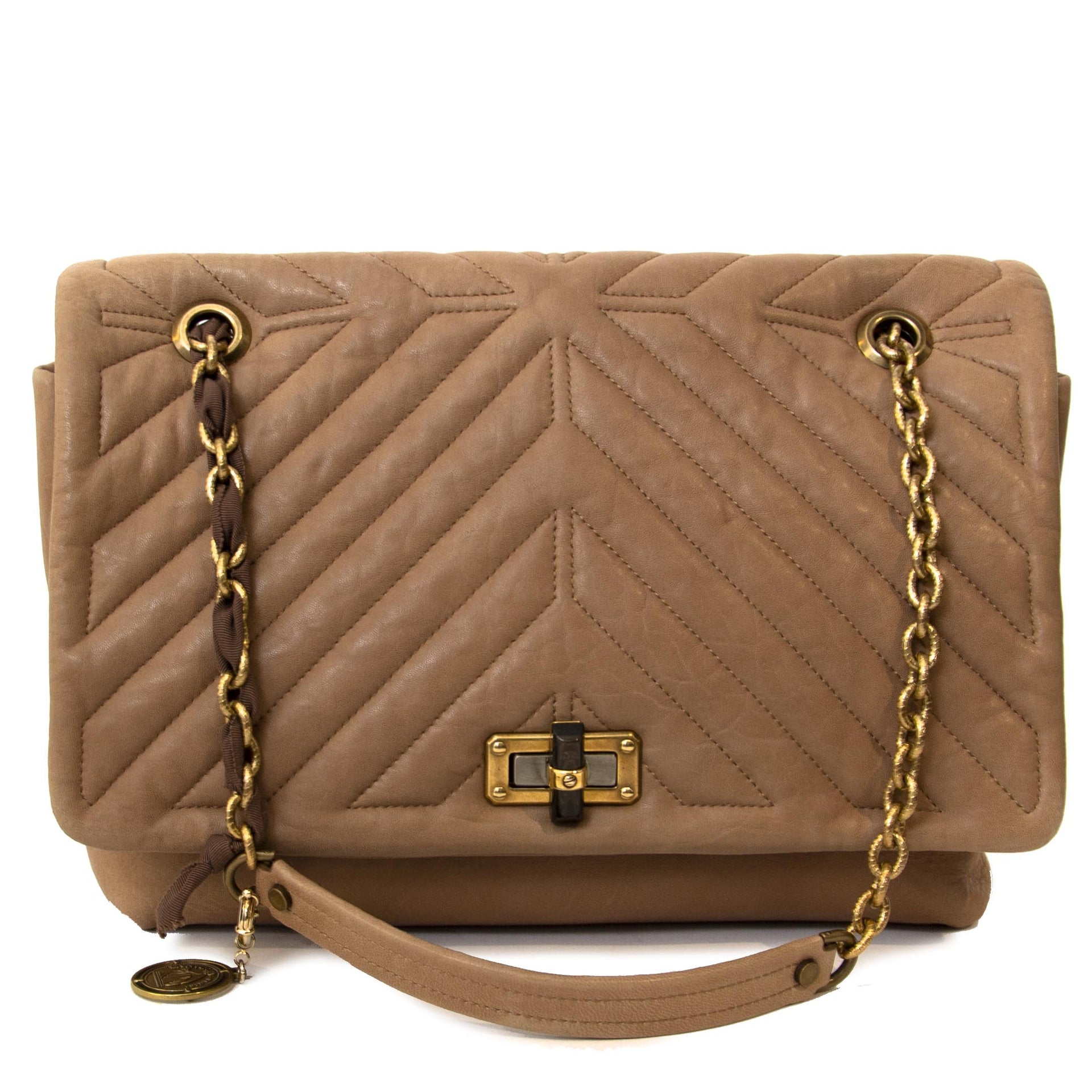 Lanvin Camel Happy Shoulder Bag (