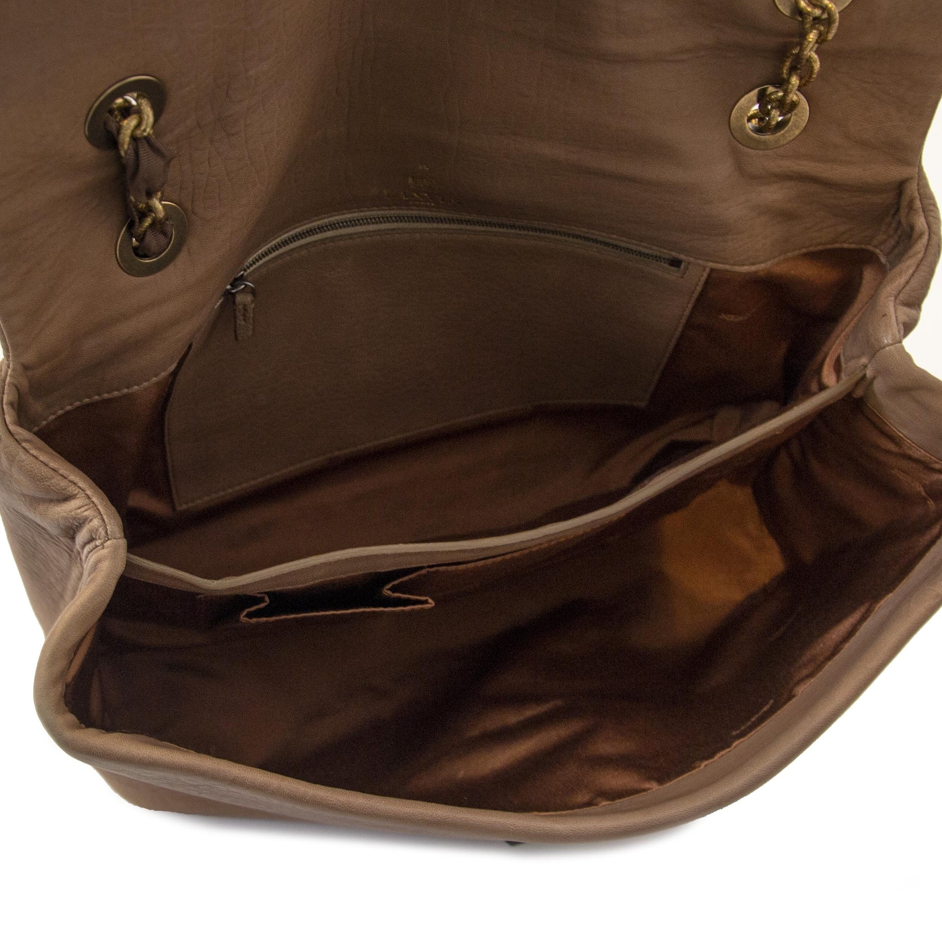 Sac bandoulière Lanvin Happy chameau