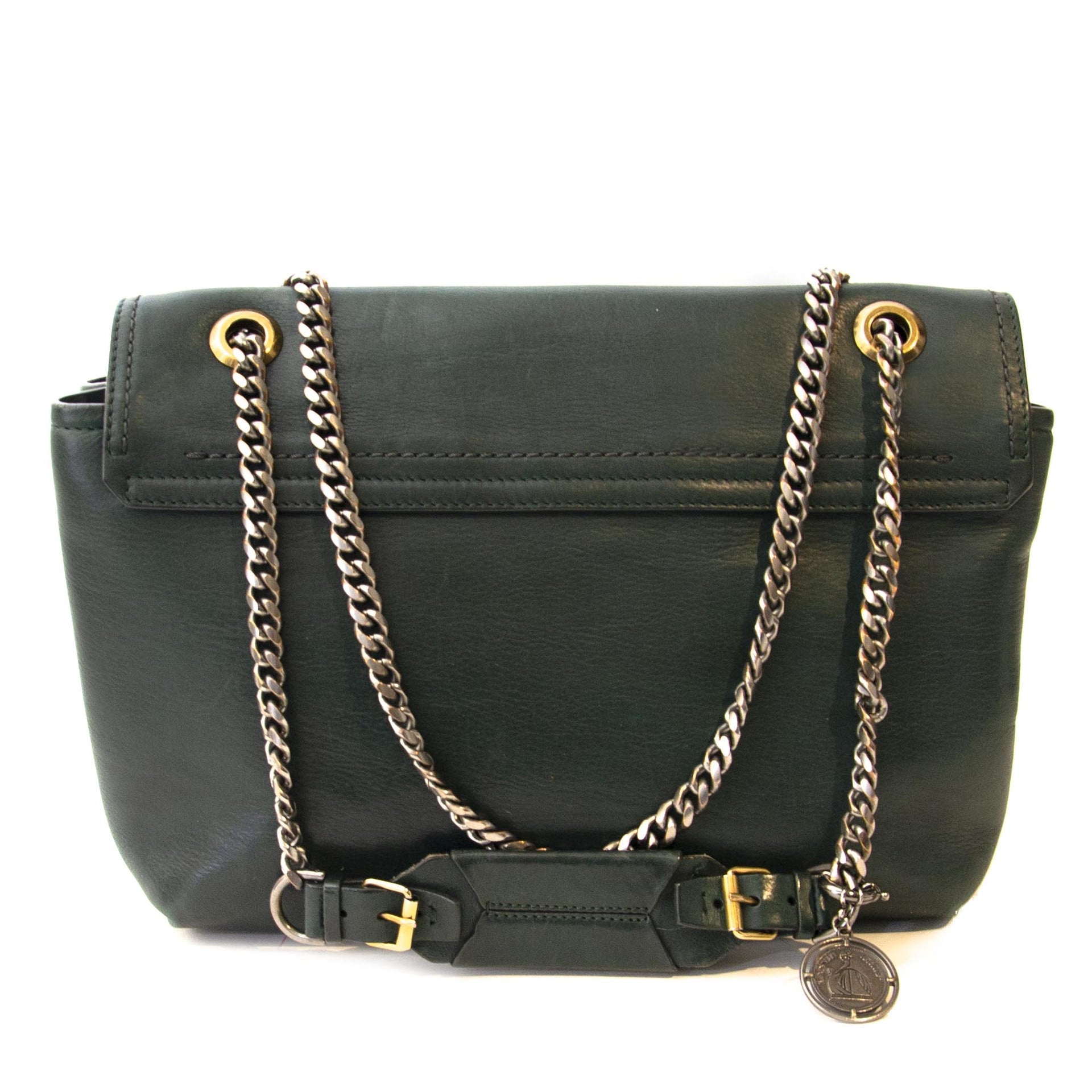 Sac Happy Lanvin vert foncé