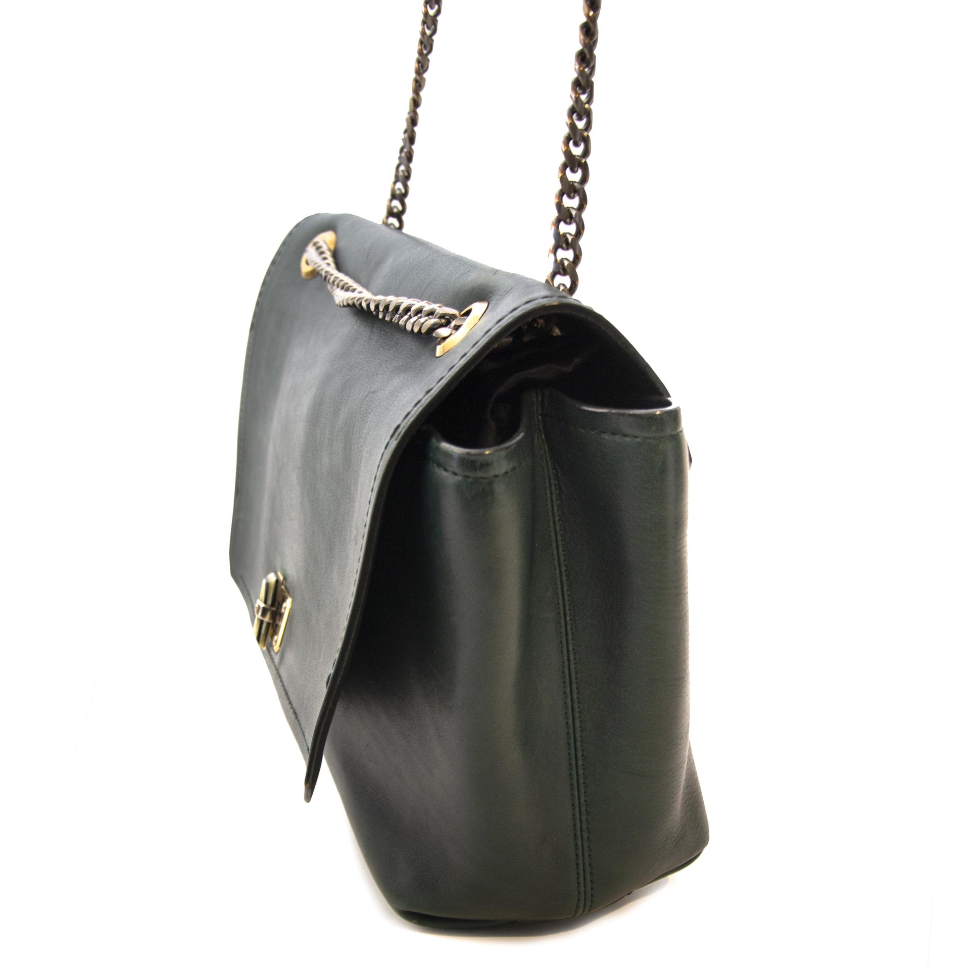 Sac Happy Lanvin vert foncé