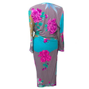 Koop authentieke tweedehands Leonard Blue Purple Floral Dress aan een eerlijke prijs bij LabelLOV. Veilig online shoppen.