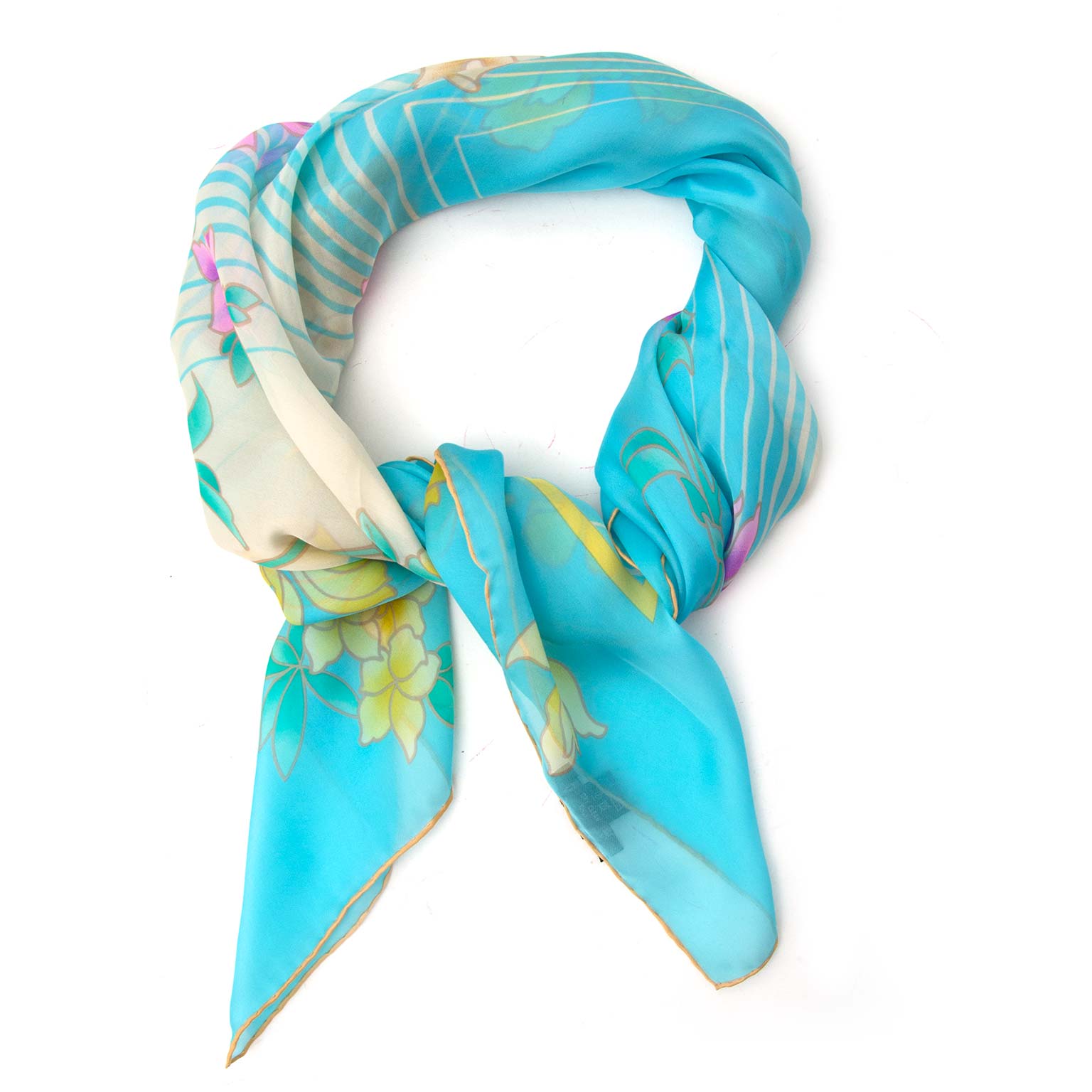 koop veilig online secondhand Leonard Silk Floral Scarf aan de beste prijs
