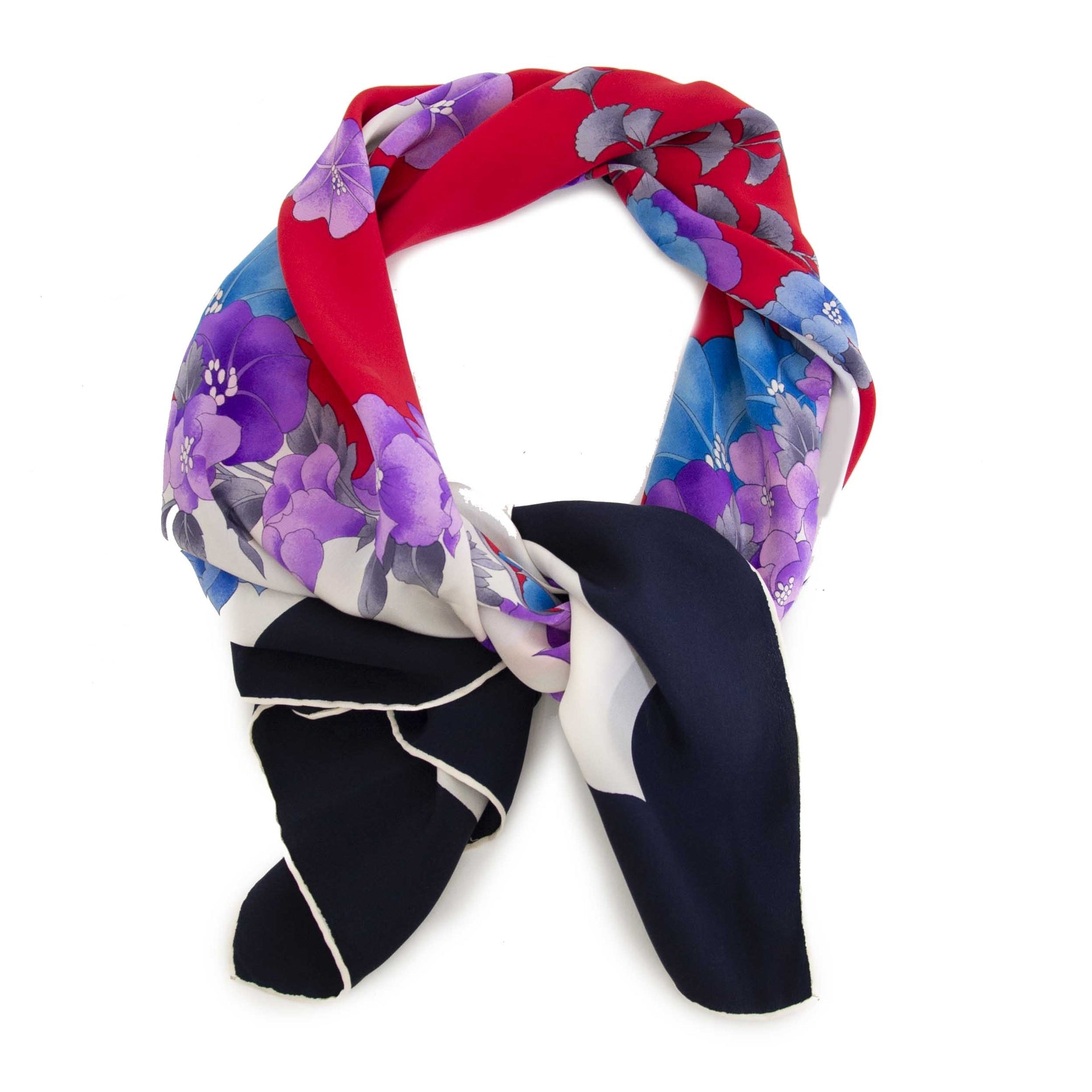 Leonard Paris Carré Flower Scarf
